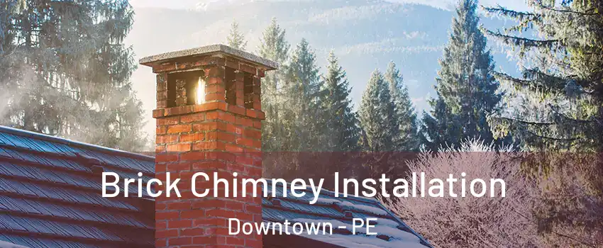  Brick Chimney Installation Downtown - PE