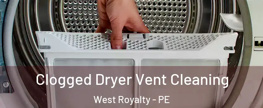  Clogged Dryer Vent Cleaning West Royalty - PE