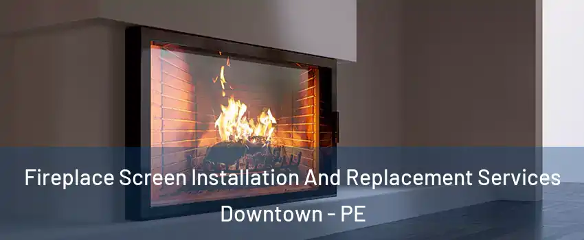 Fireplace Screen Installation And Replacement Services Downtown - PE