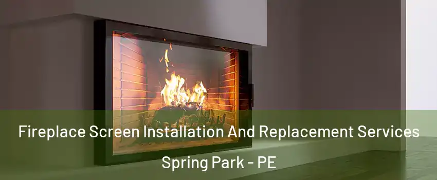 Fireplace Screen Installation And Replacement Services Spring Park - PE