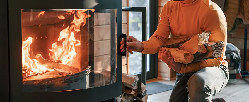 Residential Fireplace Ceramic Glass Installation in Victoria Park, PE