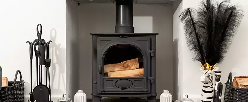 Thelin Hearth Products Providence Pellet Insert Fireplace Installation in Victoria Park, PE