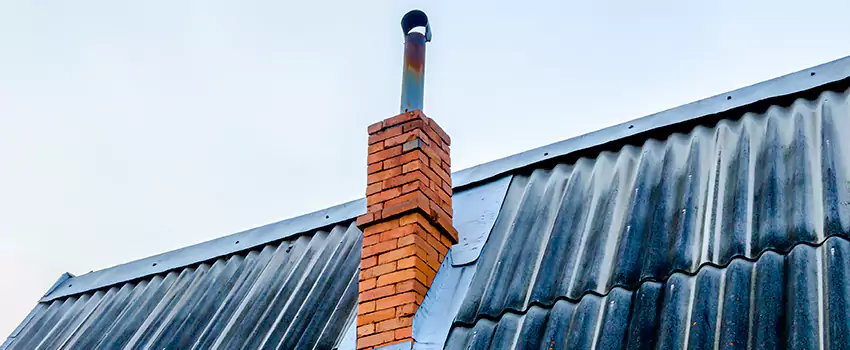 Aluminium Chimney Flashing Repair in Victoria Park, PE