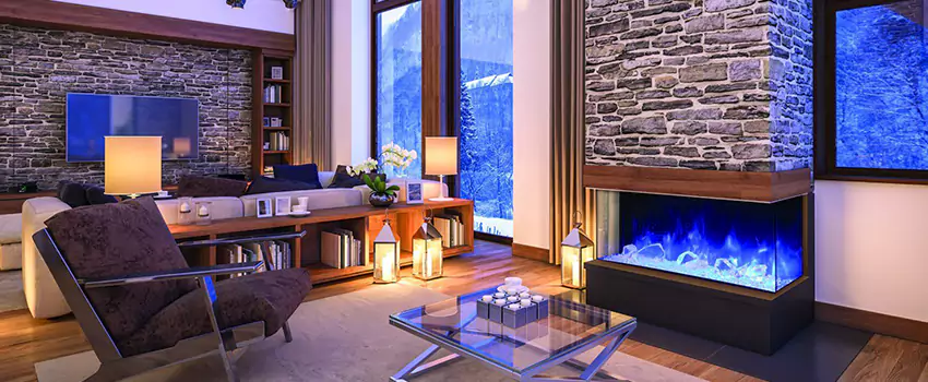 Dynamic Flame Color Fireplace Installation in Victoria Park, PE