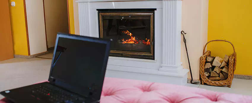 Valor Outdoor Gas Fireplace in Victoria Park, Prince Edward