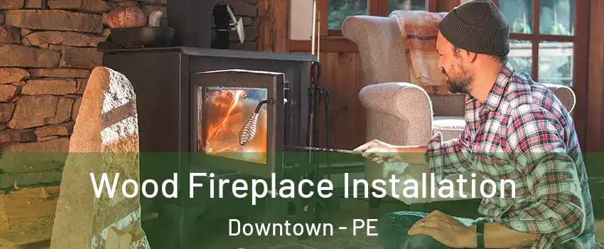  Wood Fireplace Installation Downtown - PE